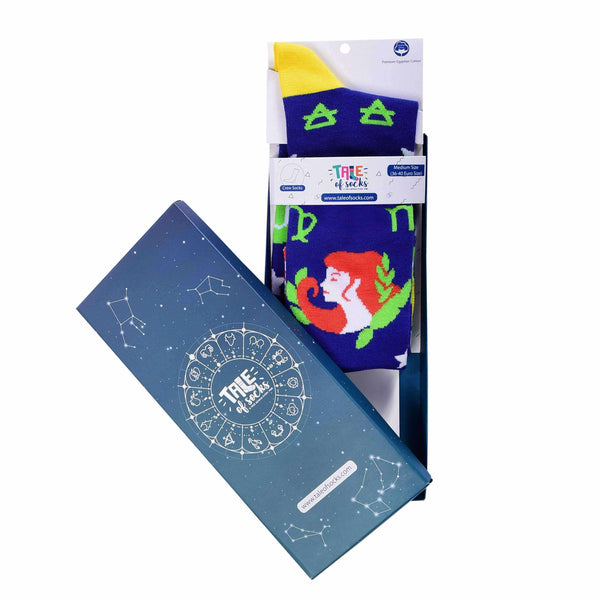 Zodiac Crew Socks - Virgo - Tale Of Socks