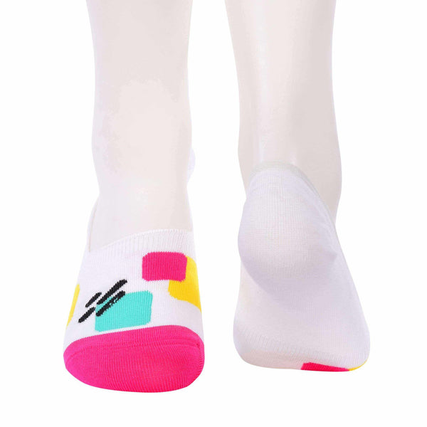 Geometric Invisible/Secret Socks - Memphis - Tale Of Socks