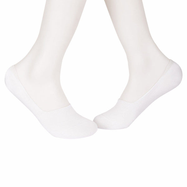 Invisible/Secret Plain Socks - White - Tale Of Socks
