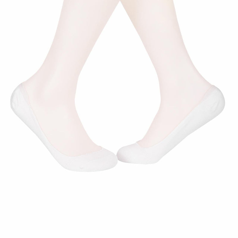 Completely Invisible Plain Socks (TOES ONLY) - White - Tale Of Socks