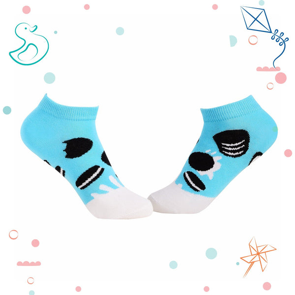 Kids Collection - Ankle Socks - Oreos - Blue - Tale Of Socks