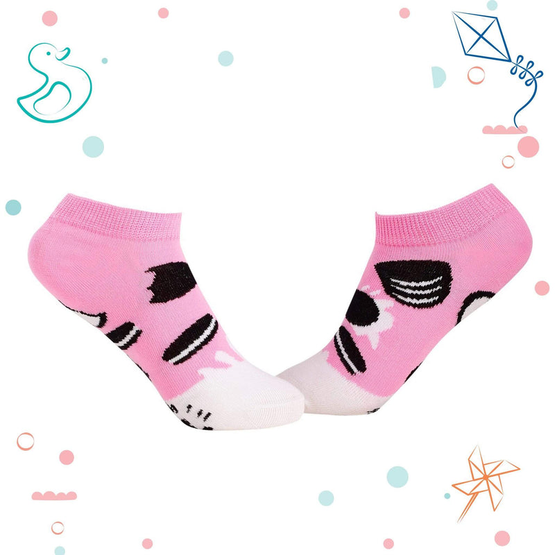 Kids Collection - Ankle Socks - Oreos - Pink - Tale Of Socks